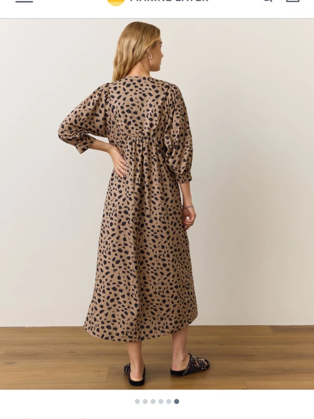 Marine Layer Alani Poplin Maxidress - Picture 4 of 9